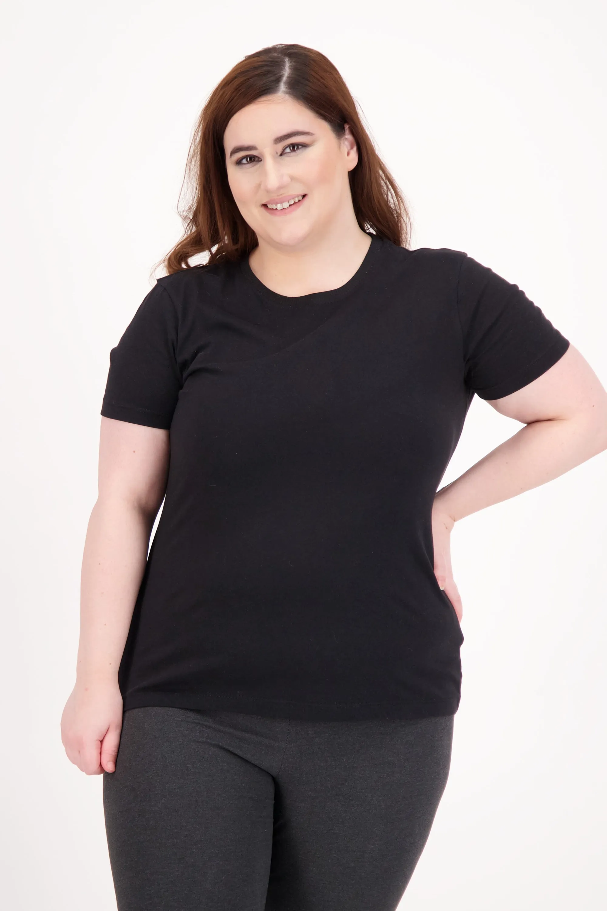 6-Pack Women's Short Sleeve Black | Organic Cotton, Fair Trade & Timeless