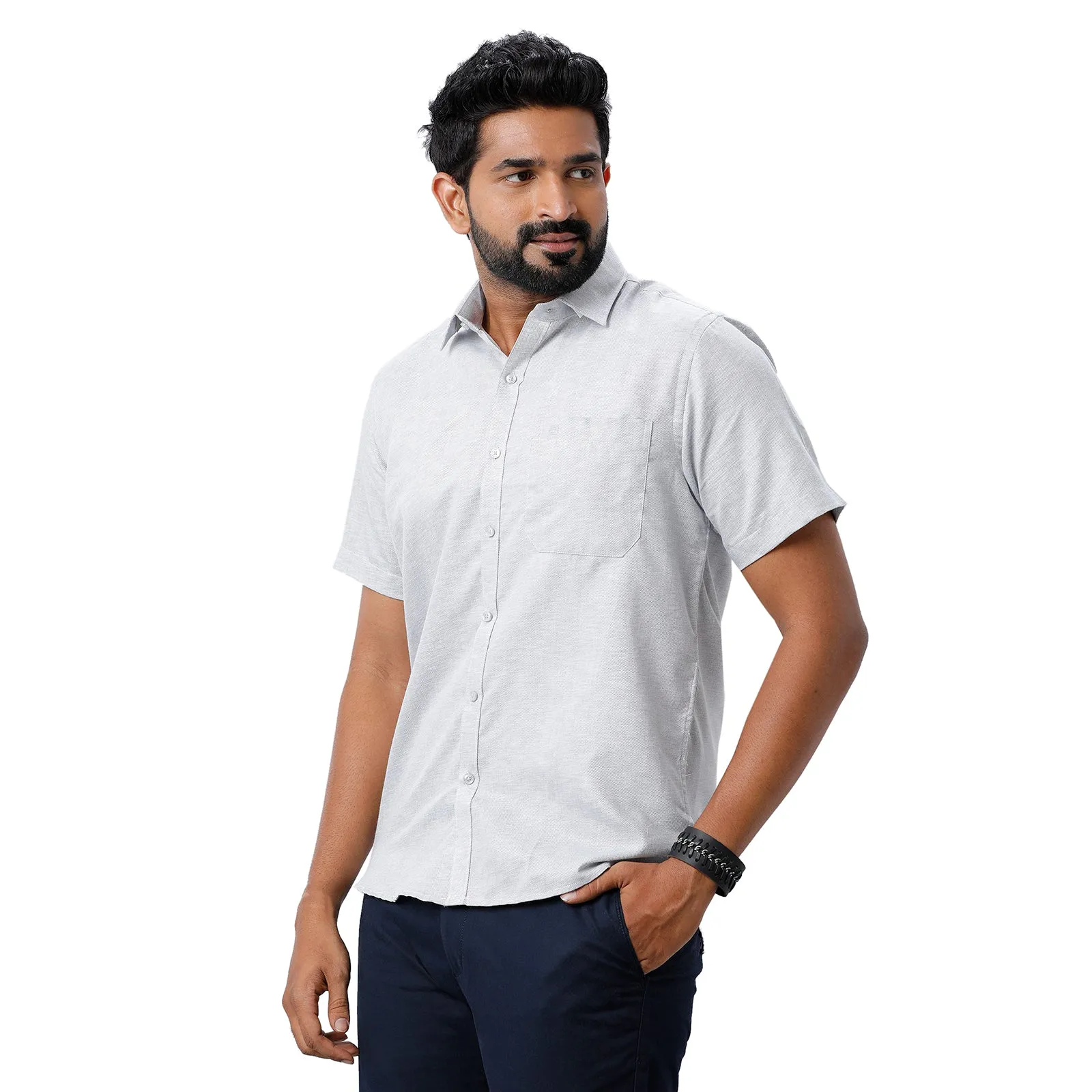 Armani - Gray Formal Shirts for Men | Ariser