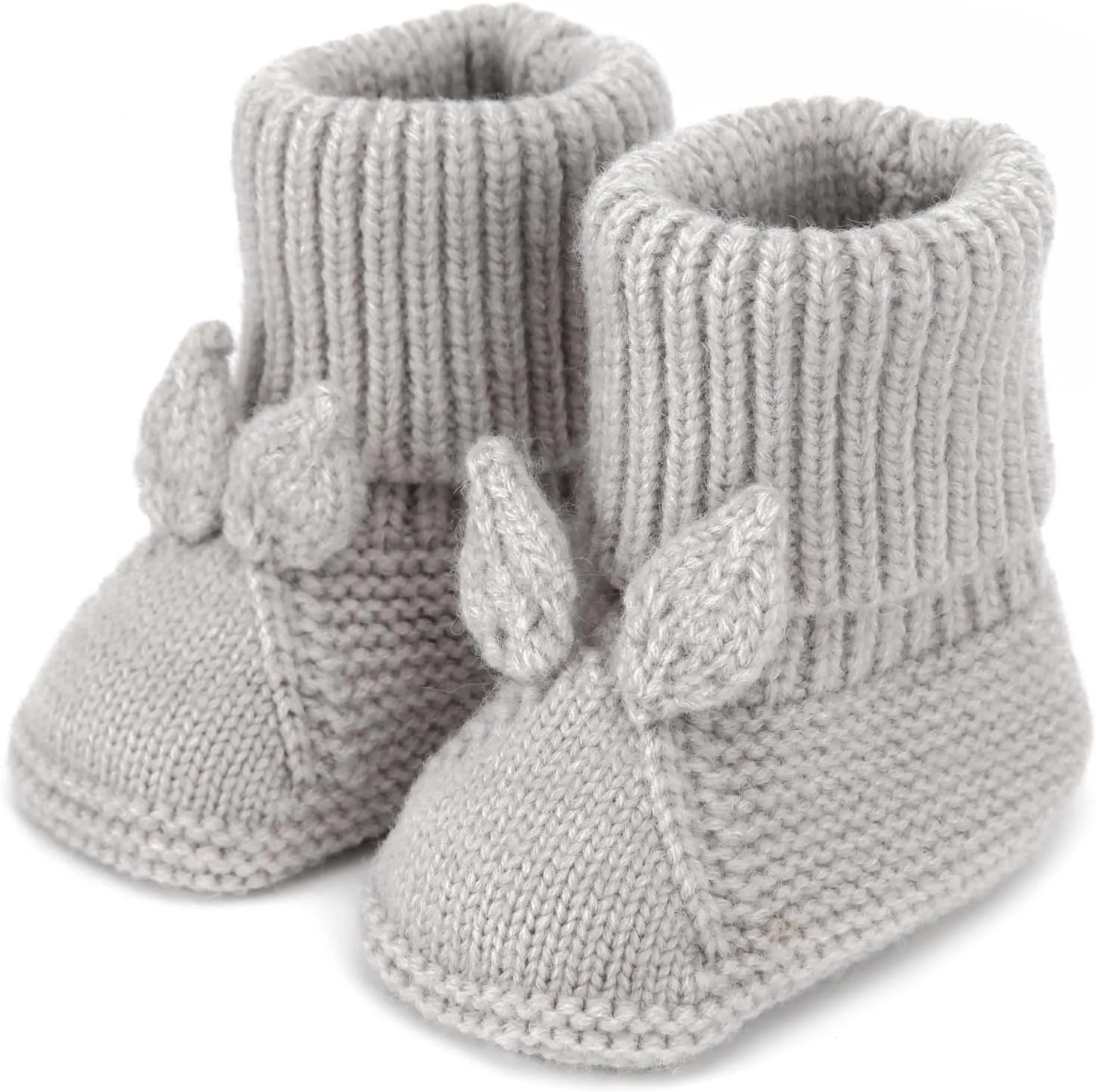 Baby Booties Newborn Babe First Walkers Knit Boots Warm Knit Crib Shoes Crochet Soft Infant Sock for Boy Girl
