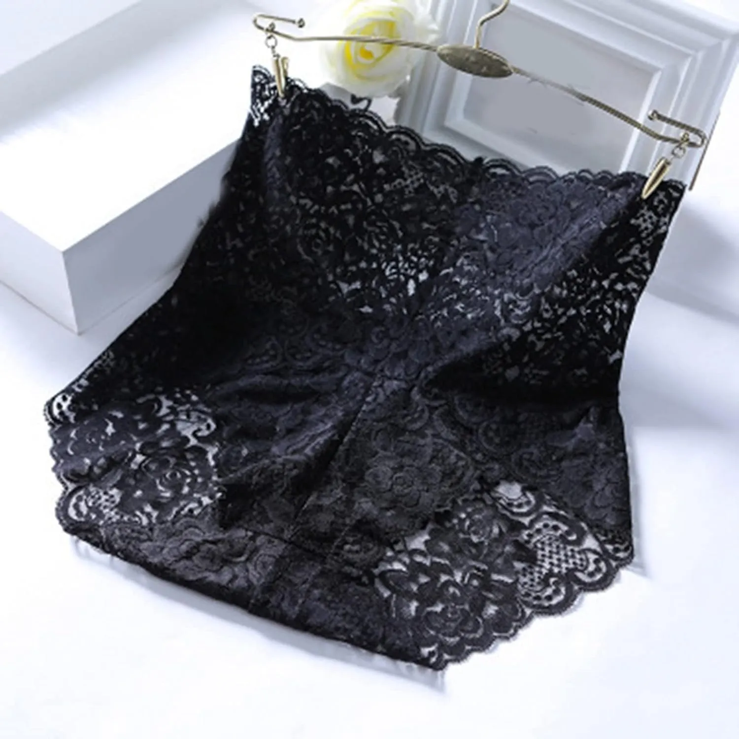 Breathable Waist Trainer for Women Thin Hollow Lace Ladies Panties Pure Crotch Large Size Women's Boy Short