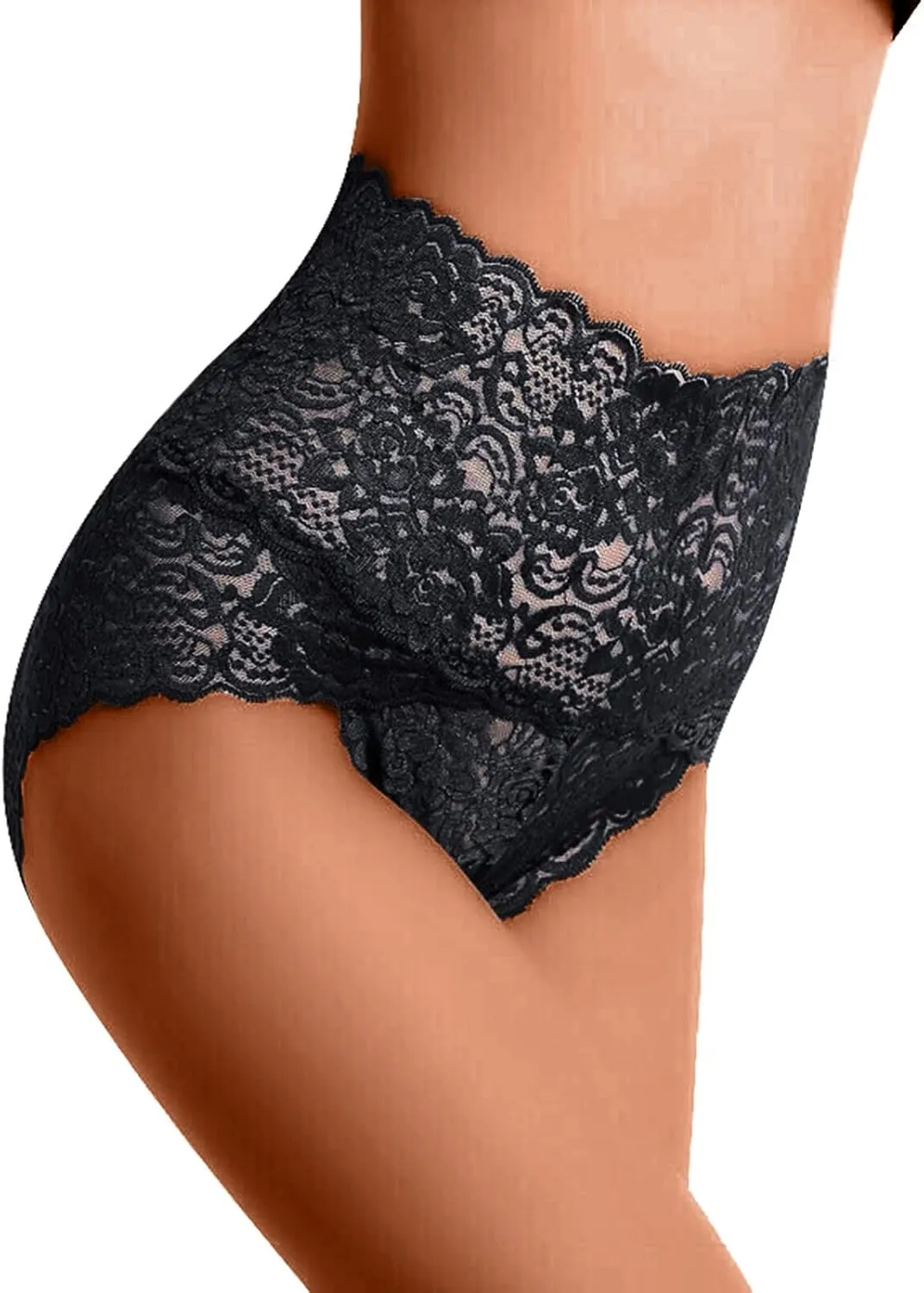 Breathable Waist Trainer for Women Thin Hollow Lace Ladies Panties Pure Crotch Large Size Women's Boy Short