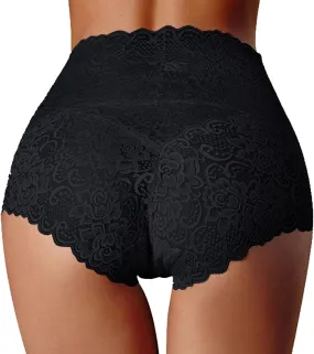 Breathable Waist Trainer for Women Thin Hollow Lace Ladies Panties Pure Crotch Large Size Women's Boy Short