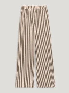 Bronze striped trousers