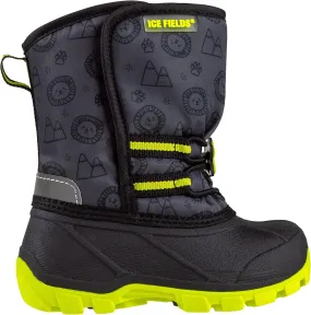 Flake Toddler Little Kids Snow Winter Boots, Warm, Waterproof Shell, Fleece-Lined Shoes