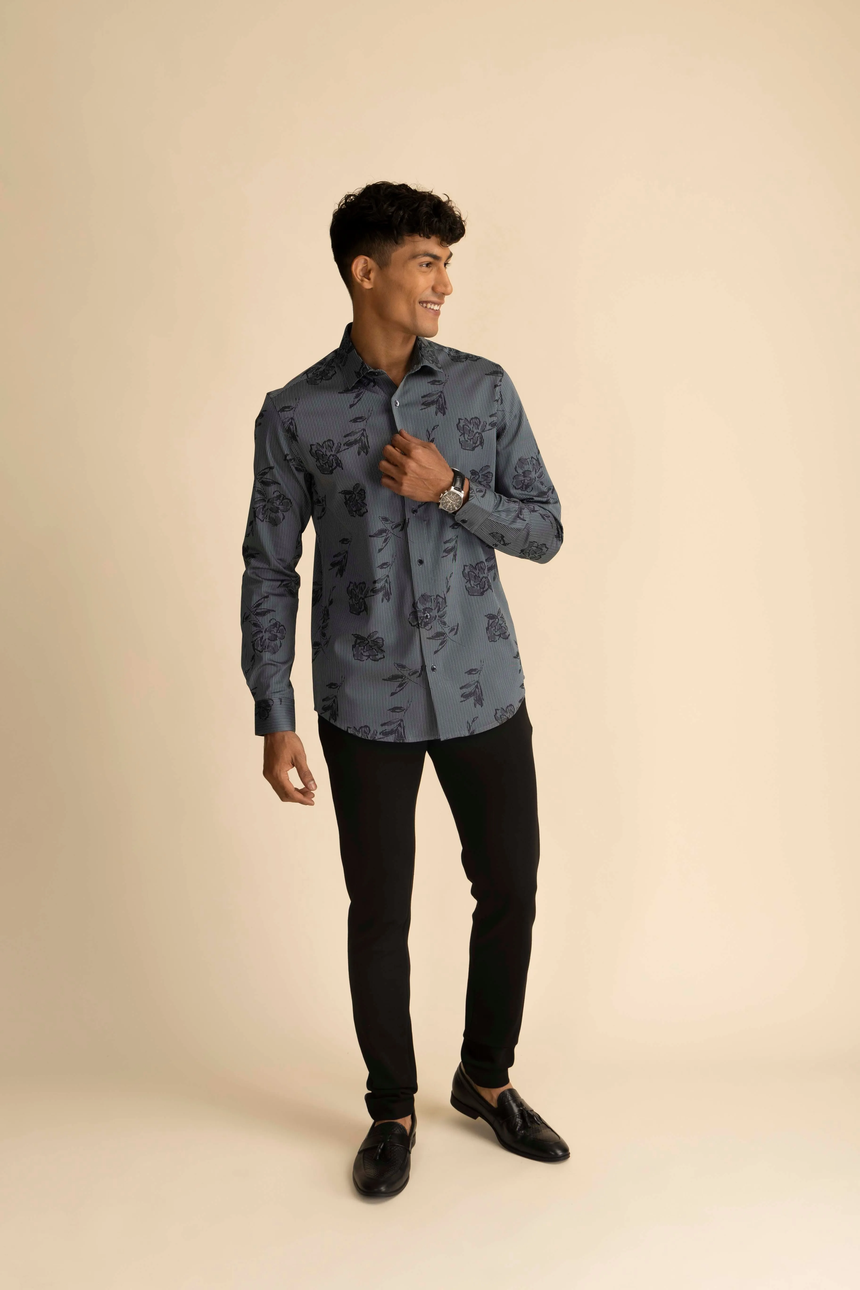 Grey Bloom Shirt EOSS