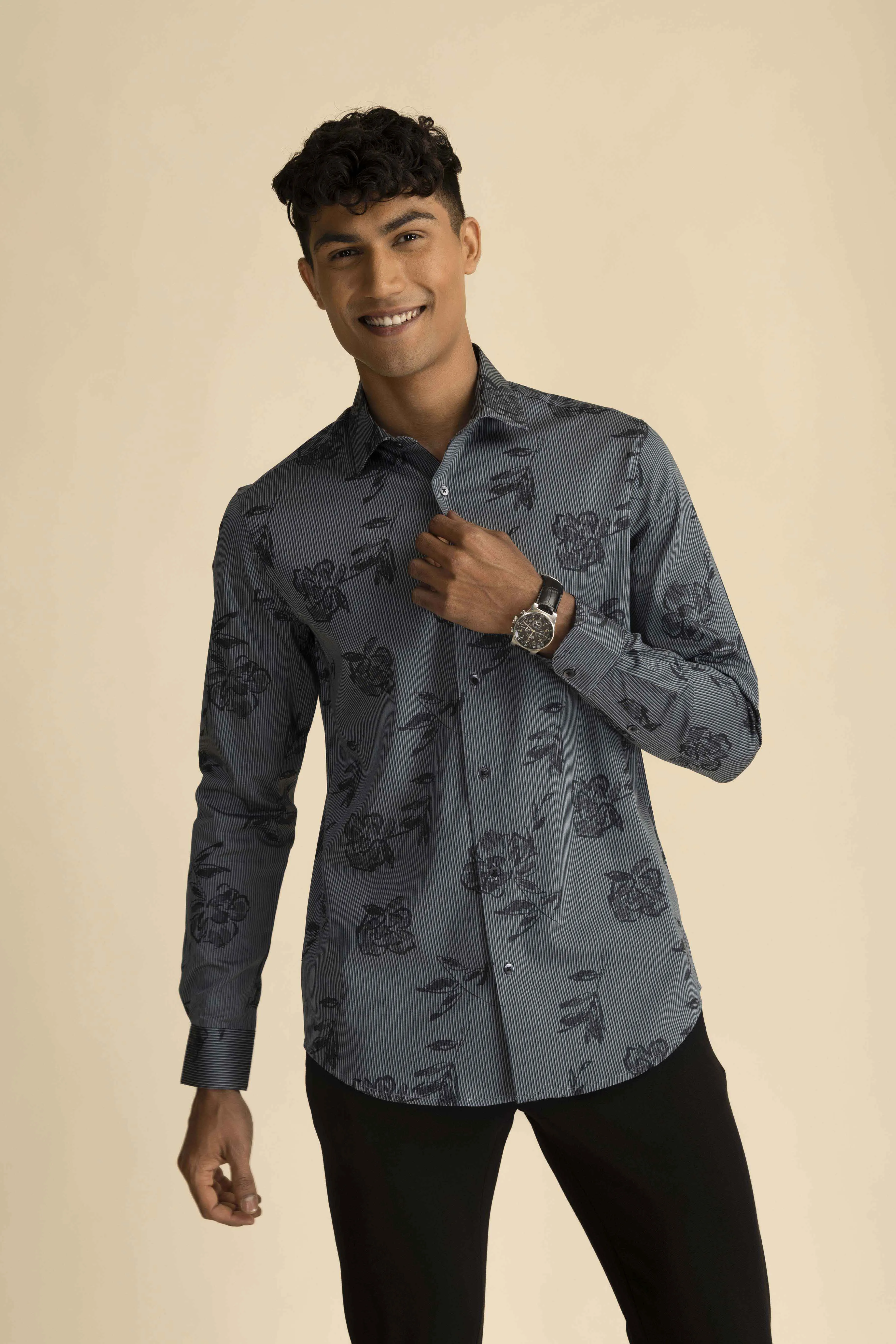 Grey Bloom Shirt EOSS
