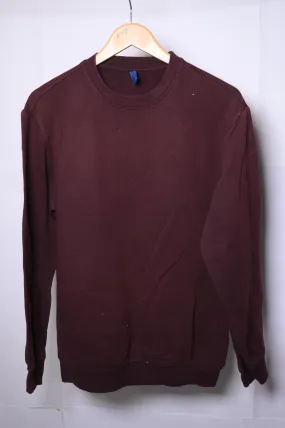 H&M Maroon Sweatshirt - Medium