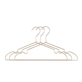 HOUSE DAY Metal Hangers 12 Pack Aluminum Alloy Clothes Hanger 16.2 inch, Coat Hanger, Standard Hangers, Suit Hangers, Light Gold