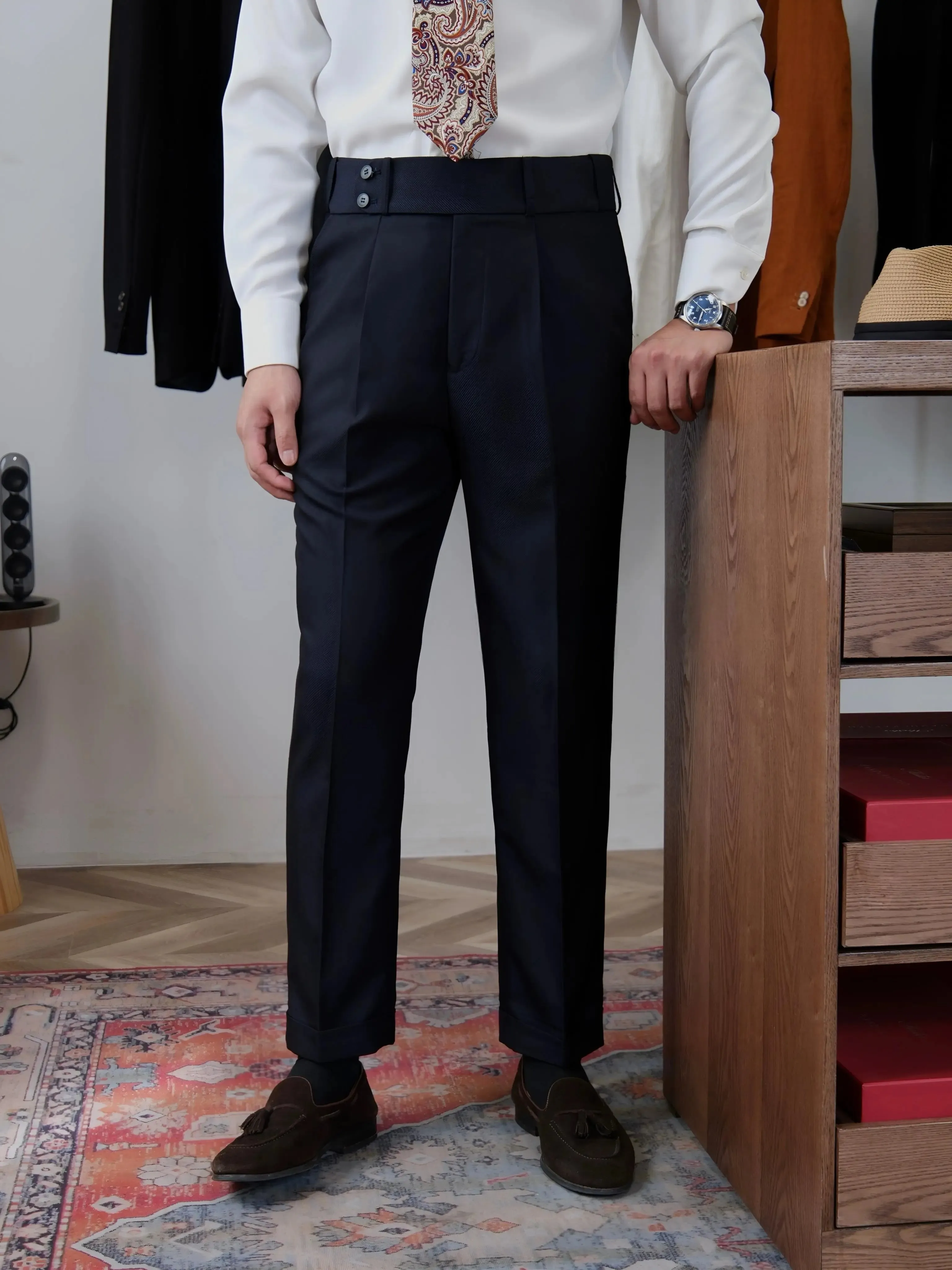 Jet Black Milano Suit (Jacket   Waistcoat   Trousers) - Cross & Crown
