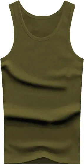 Mens Cotton Gym Tank Tops Athletic Sleeveless Bodybuilding Workout Muscle Shirts Dry Fit Moisture Wicking Sweatshirts
