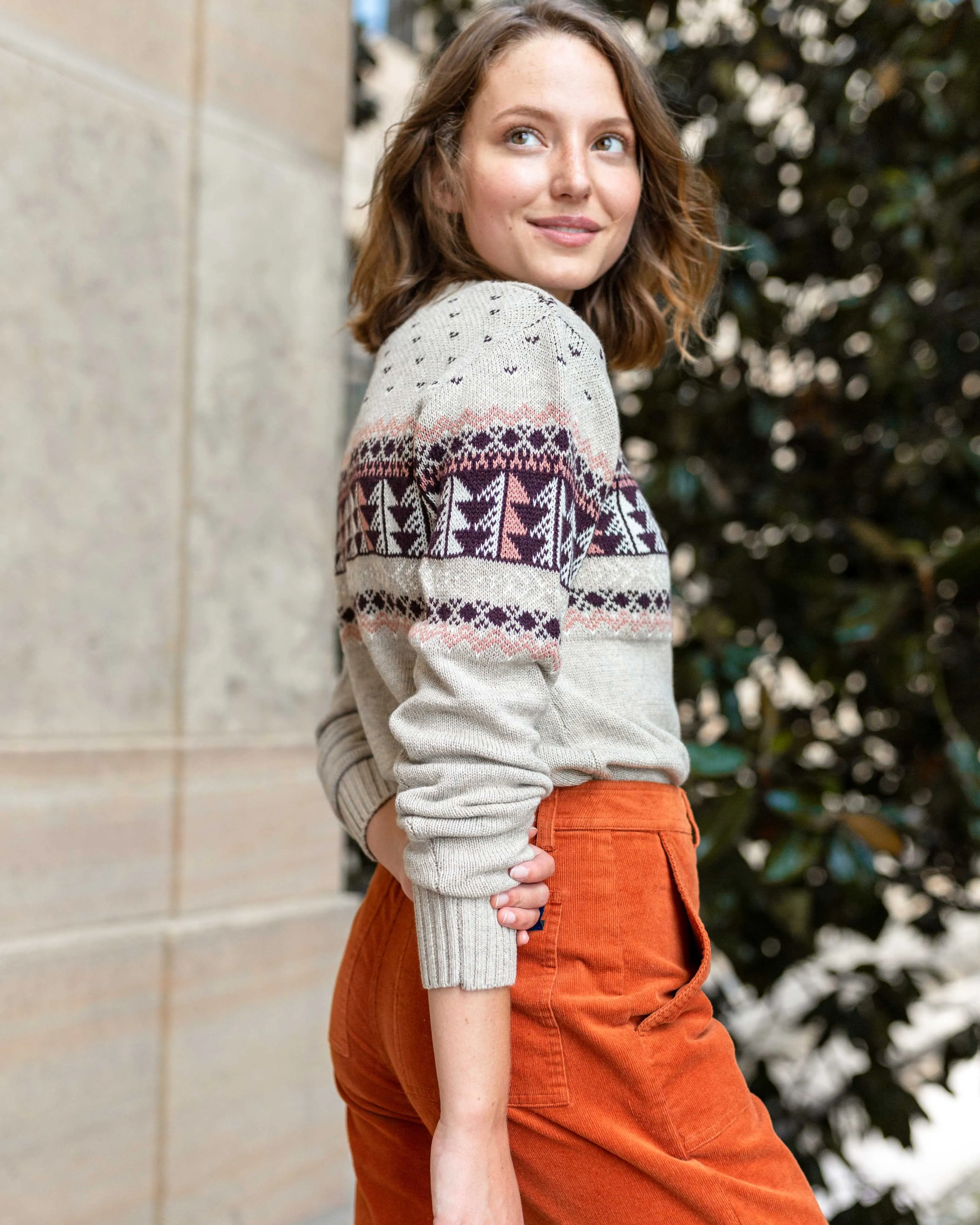 Merino Blend Ski Sweater