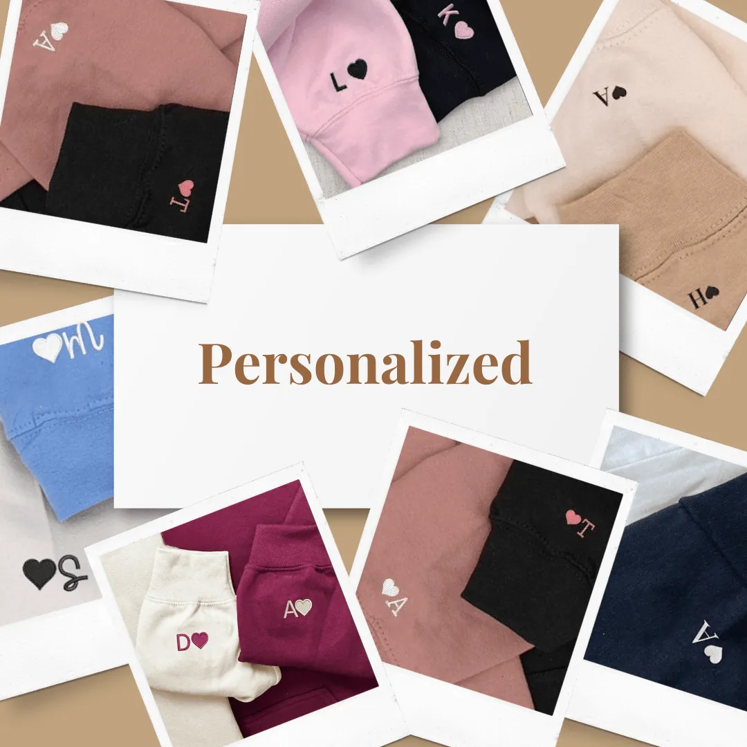 "Gothic Mr and Mrs"  Anniversary Matching Hoodies - Personalized Matching Hoodies For Couples