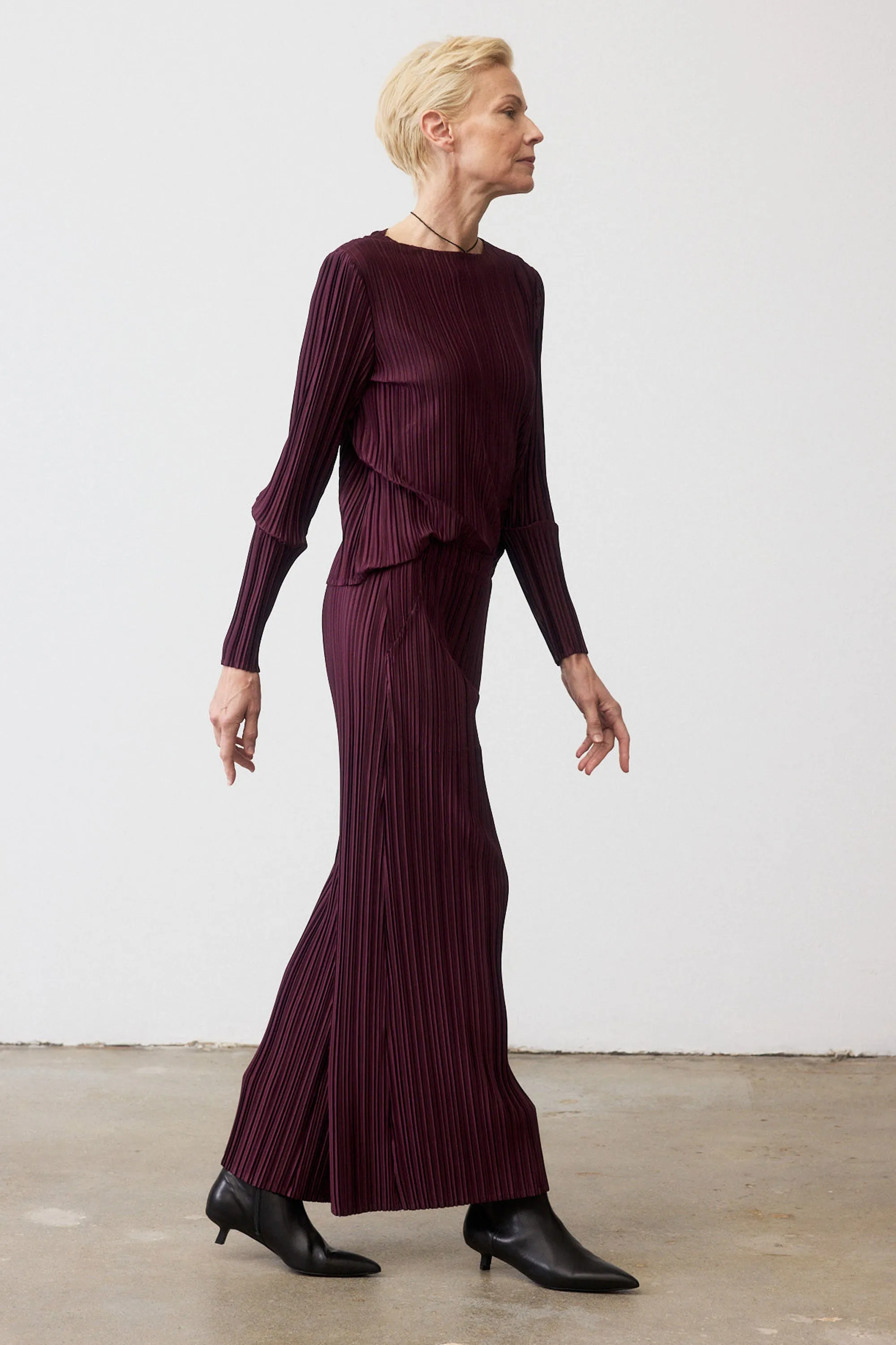 Relaxed Pleated Top