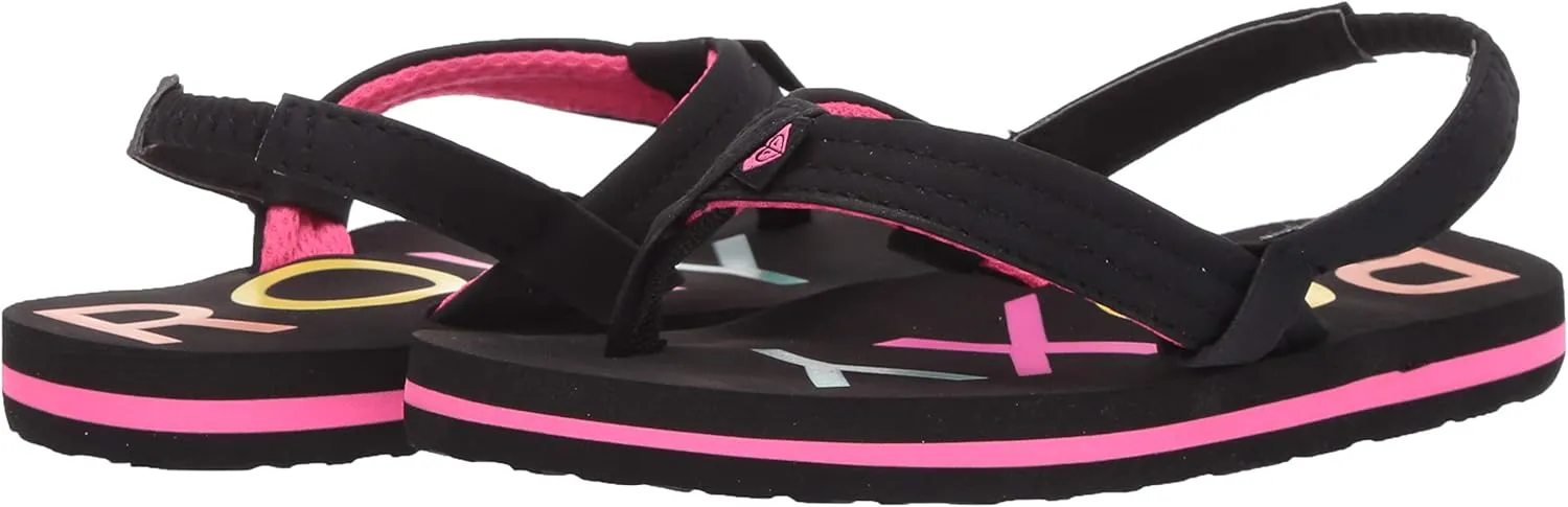 Roxy Girl's Toddler Vista 3 Point Sandal Flip-Flop