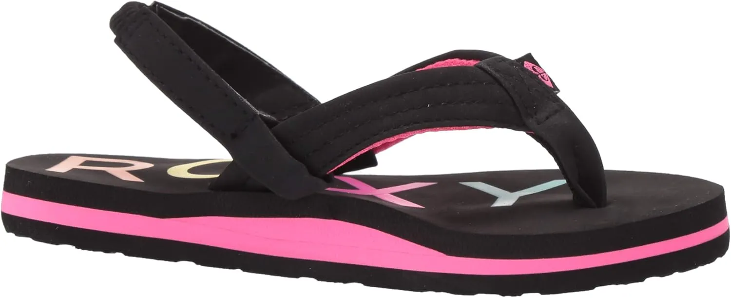 Roxy Girl's Toddler Vista 3 Point Sandal Flip-Flop