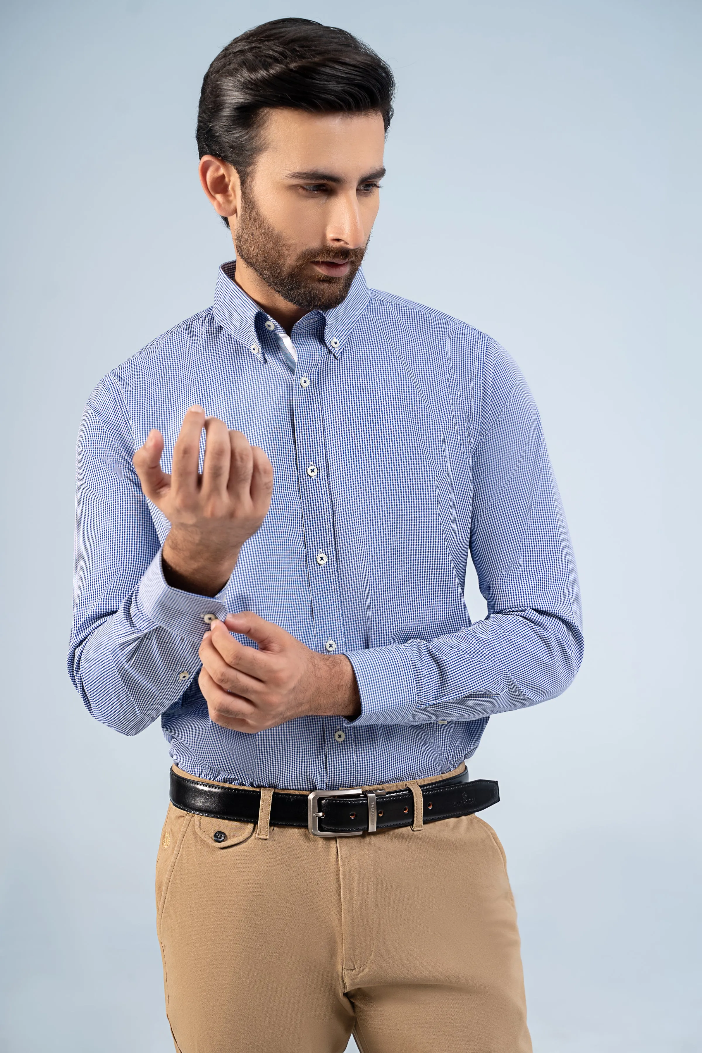 SEMI FORMAL SHIRTS BLUE