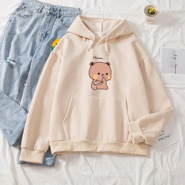 Snacking Bear Soft Hoodie