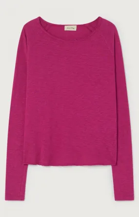 SONOMA Boatneck Long Sleeve Tee in Vintage Grenadine