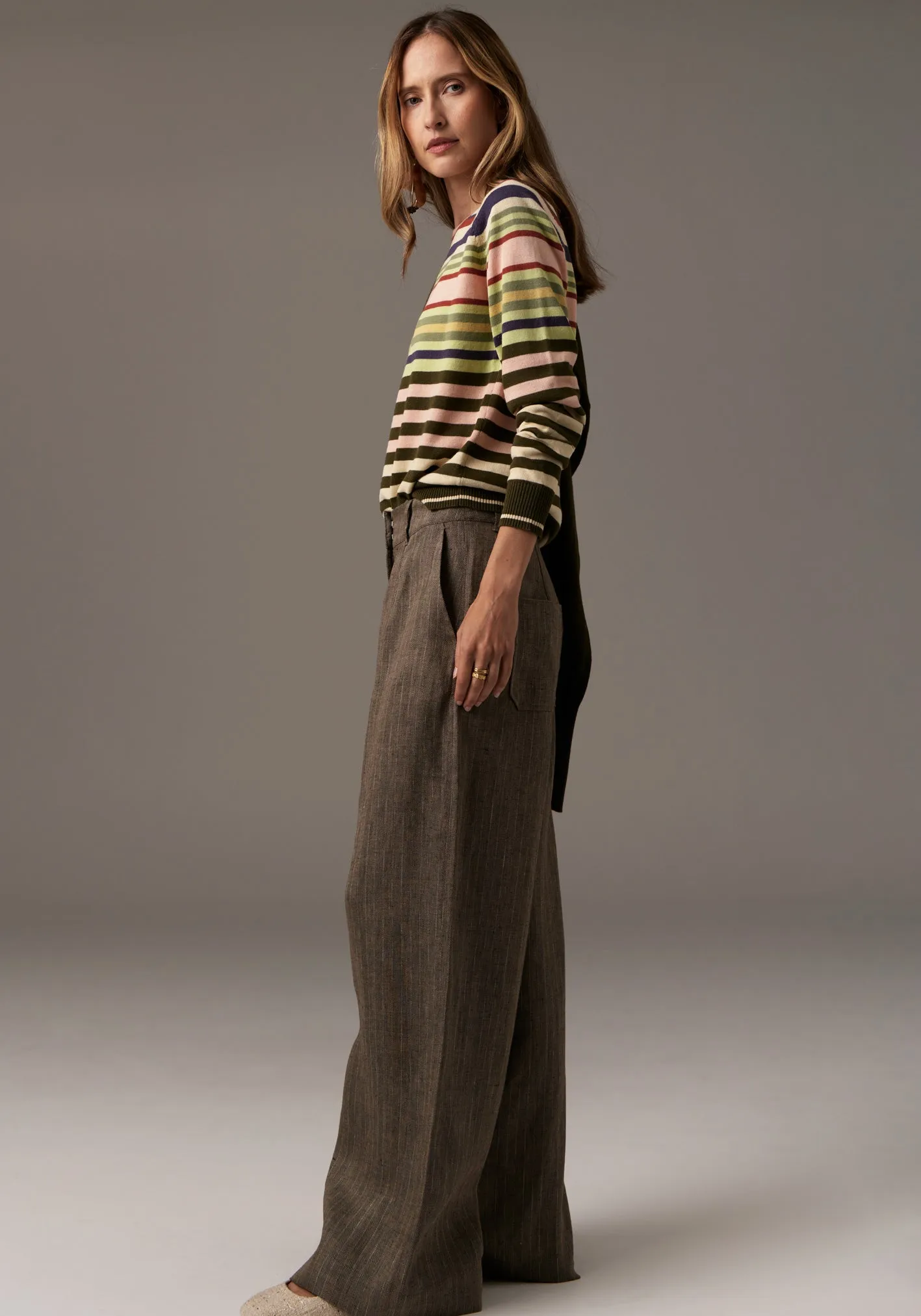 Theo Pinstripe Pant