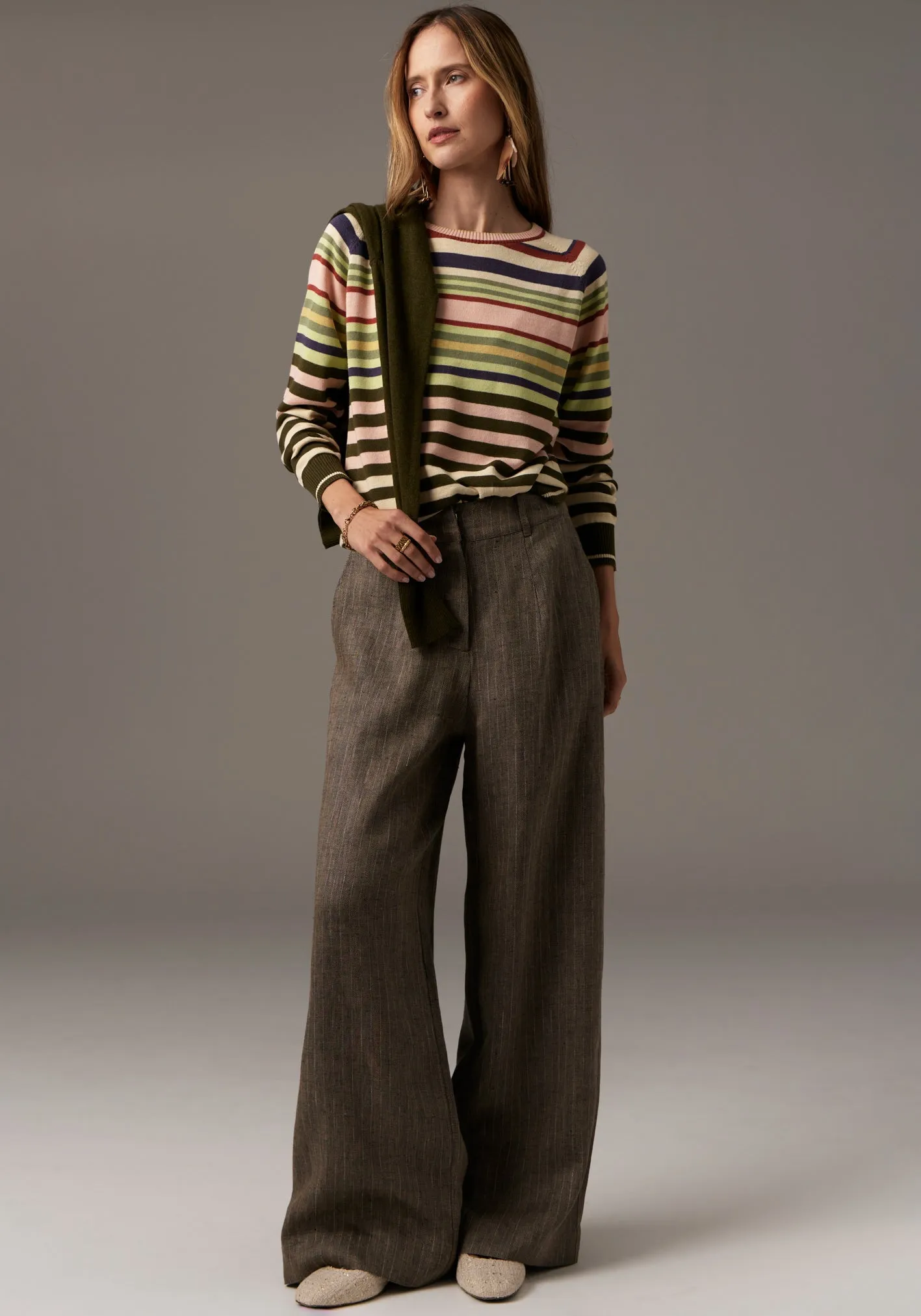Theo Pinstripe Pant