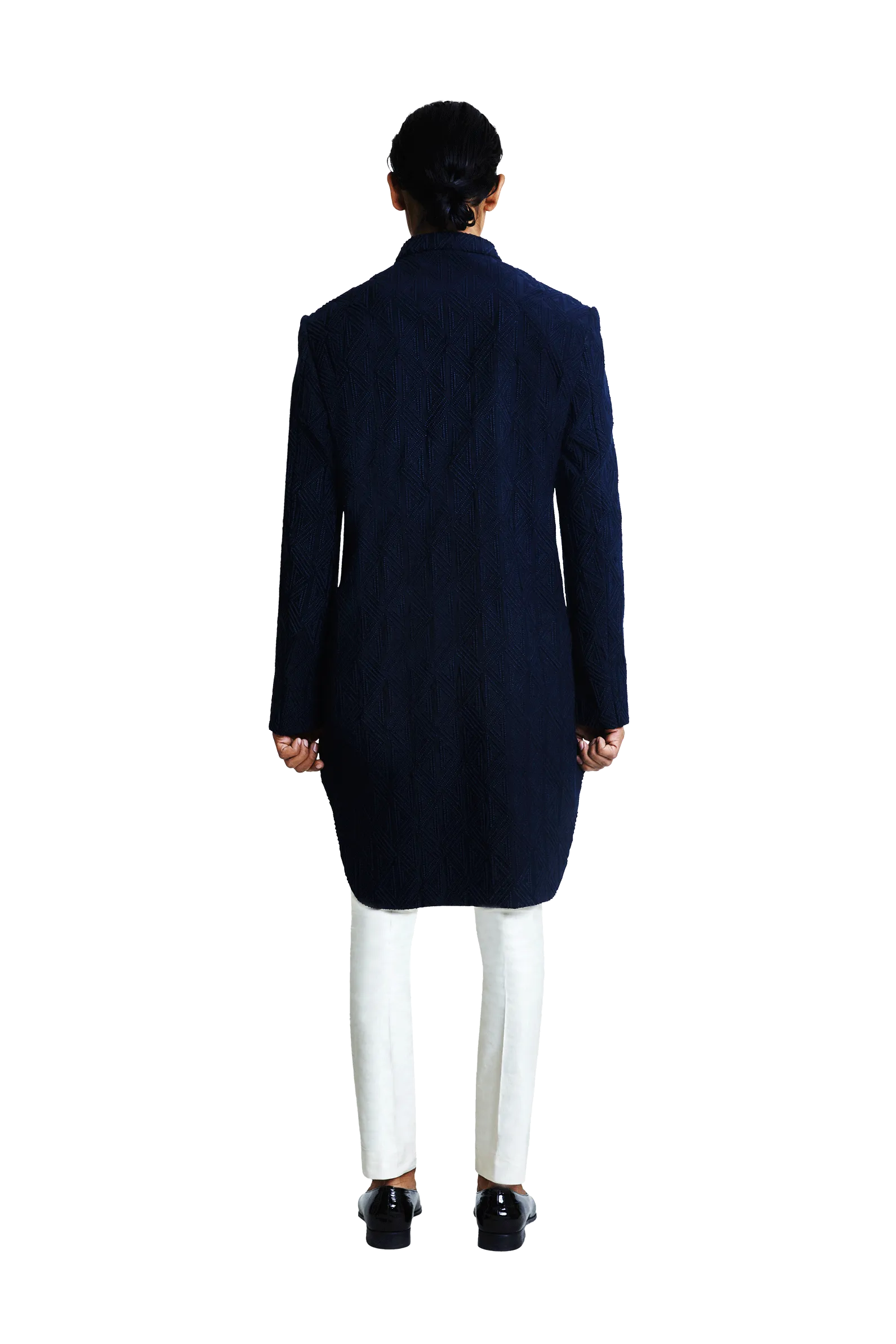 TRIANGLE GEOMETRIC FLAT JACKET