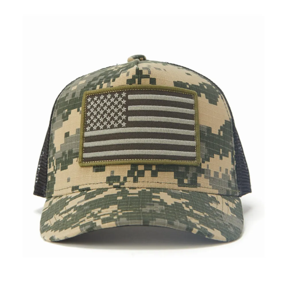 USA Cool Camo Trucker Hat