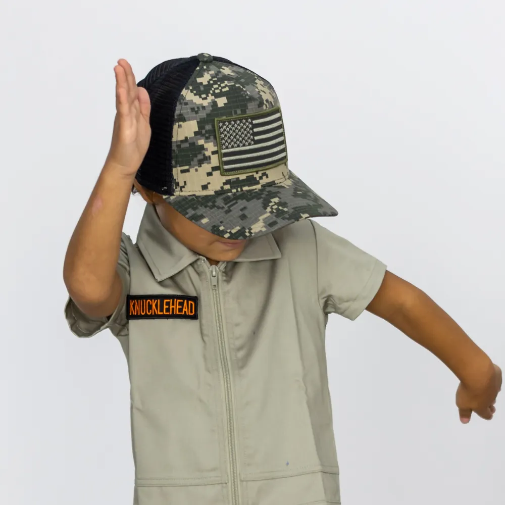 USA Cool Camo Trucker Hat