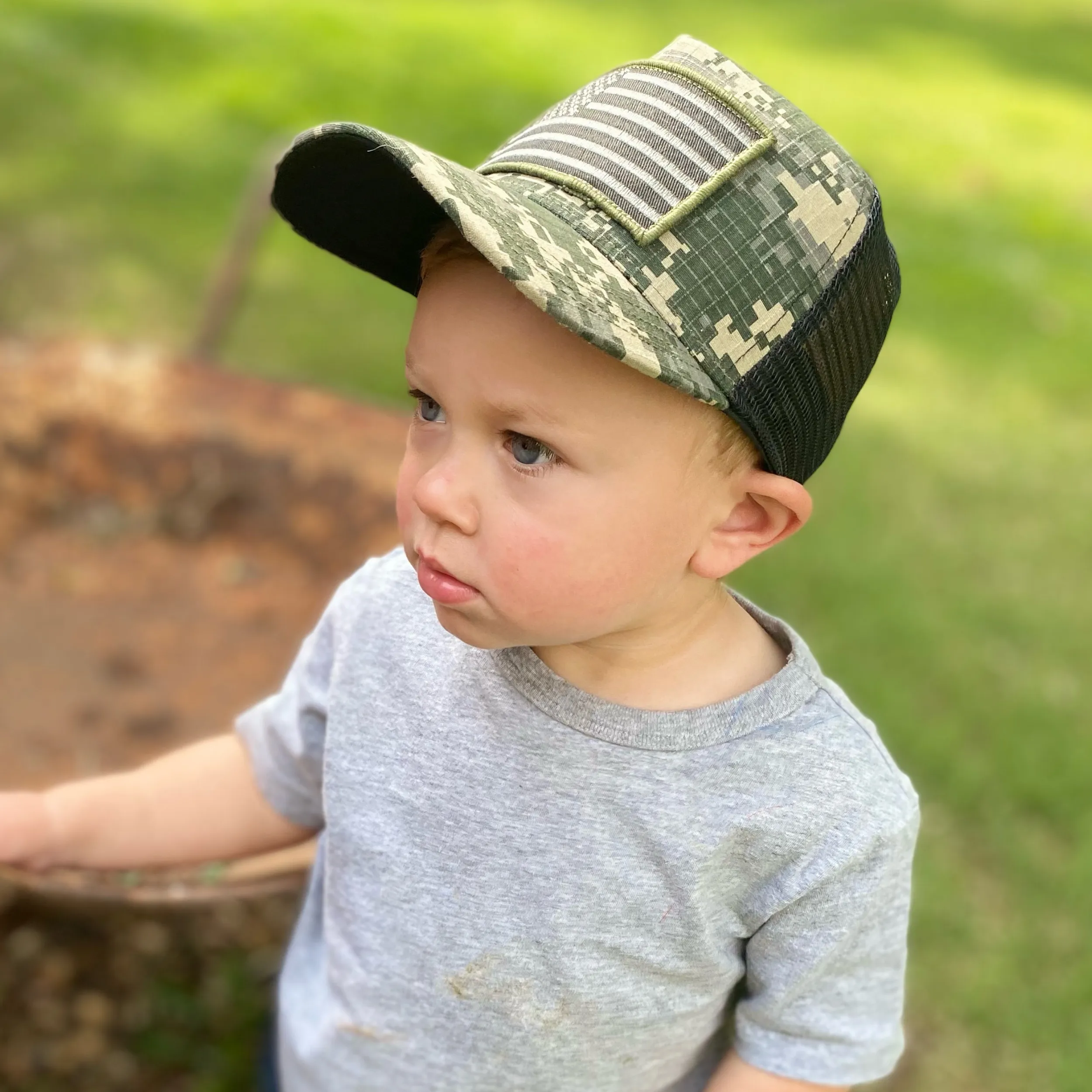 USA Cool Camo Trucker Hat