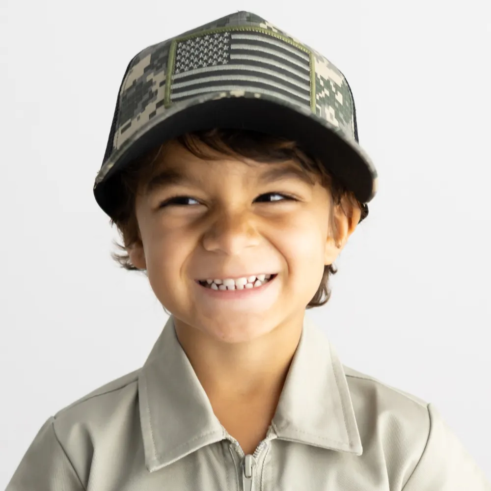 USA Cool Camo Trucker Hat